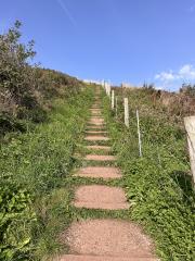 Little climb out of Saltern Cove